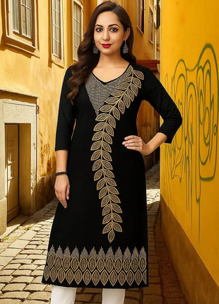 Muslim 2026 Women's Kurtta Fashionable And Elegant Straight Tube Casual Slit hem Pattern Women Dress Turkish Abaya