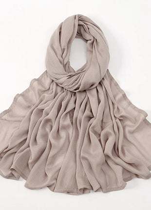 Fashion Modal Hijab Rayon Cotton Shawls Muslim Hijabs For Women Plain Scarf Big Size Headscarf Islamic Turban Headband 190*85cm