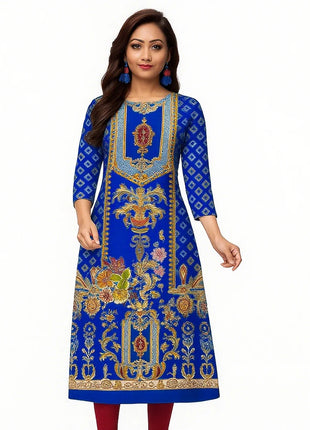 Muslim Women's Fashionable Comfortable Kurt Dress Slit hem Straight Tube Casual Ethnic Abaya Abito Donna Musulmana Turkish Abaya