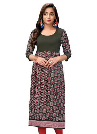 Muslim Dress Kurt Women's Fashionable And Elegant National Style Slit Hem Straight Tube Casual Abito Donna Musulmana
