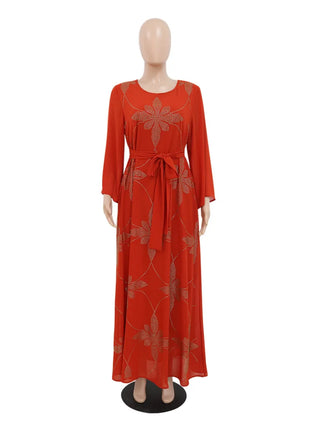 Eid Morocco Party Dress Women Muslim Abaya Diamond Ramadan Chiffon Dubai Abayas Kaftan Elegant Robe Vestidos Turkey Gown 2023