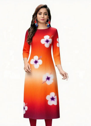 Muslim Women Kurtta Casual Dress National Style Straight Casual Ethnic Peacock Mandarin Design Turkish Abaya Slit hem
