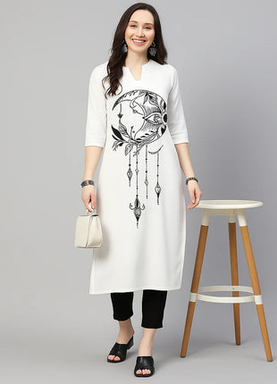 Muslim Women's Kurtta Casual Fashion Dress Straight Tube Casual Ethnic Flower Mandarin National Style Regular Women Dress Abaya