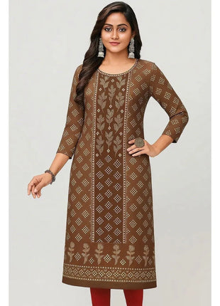Muslim Dress Kurt Women's Fashionable Straight Tube Casual National style Slit hem Multiple National Style Abito Donna Musulmana