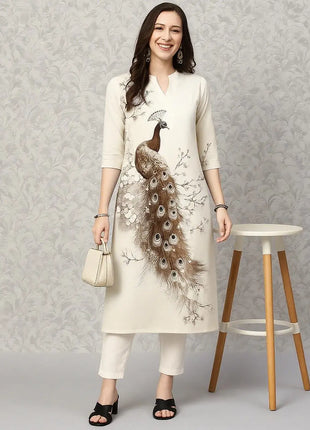 Peacock Women's Kurt Casual Fashion Dress Long Sleeved Straight Tube Casual Ethnic Flower Muslim Kaftan Dresses Womens Morocco