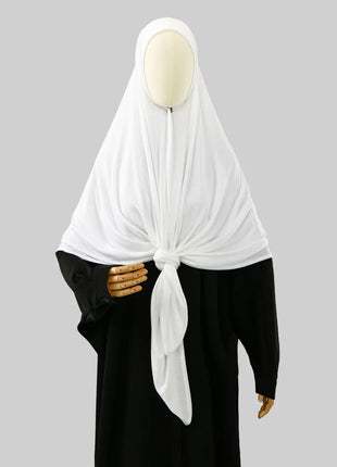 145*145cm Large Size Jersey Modal Square Scarf Stretchy Muslim Instant Hijab Layer Khimar Eid Islamic Women Prayer Headscarf