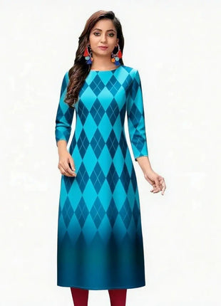 Muslim Dress Kurt Women Fashionable Elegant Straight Tube Casual Slit hem Color Elephant Pattern Tenue De Priere Femme Musulmane
