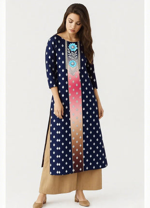 Muslim Dress Kurt Women's Fashionable Elegant Straight Tube Casual Peacock National Style Abito Donna Musulmana Turkish Abaya