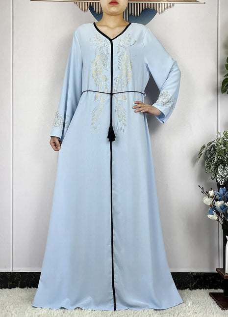 New African Abayas For Women Long Sleeved Chiffon Loose Femme Elegant Robe Dubai Islam Fashion Party Evening Dresses With Scarf