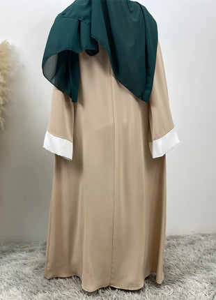 Ramadan Eid Muslim Abaya Dubai Luxury Splicing Fake Two Pieces Abayas For Women Kaftan Modest Dress Islam Caftan Marocain Femme