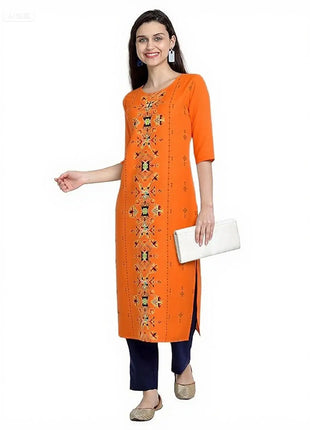 Muslim Women's Turkish Abaya Kurt Straight Tube Ethnic Slit hem Takchita Dress Abito Donna Musulmana Girls Prayer Dress
