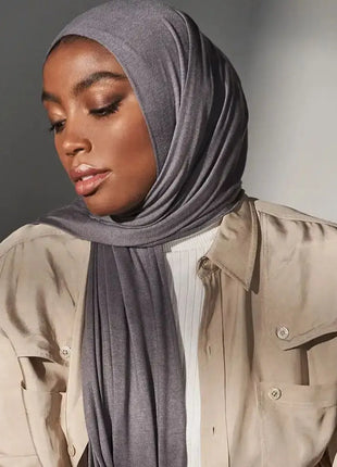 29Colors Cheap Jersey Hijab Scarf Solid Muslim Long Scarves Turban Shawl Elastic Cotton Arab Headscarf Head Wraps Saudi Hijabs