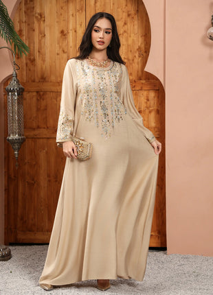 Women Jalabiya Dubai Dress Abaya Eid Ramadan Party Gorgeous Long Dresses Muslim Embroidery Vestidos Largos Robe Saudi Arab 2026