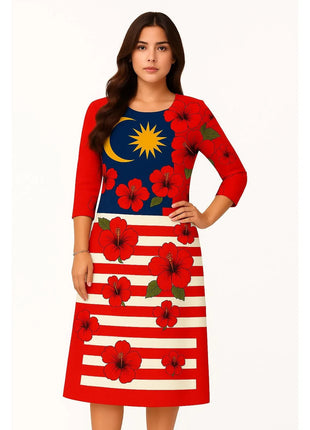 Muslim Kurt Fashionable Dress With Straight Tube Casual National Style Design Abito Donna Musulmana Girls Prayer Dress