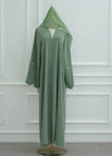Green hijab Dress