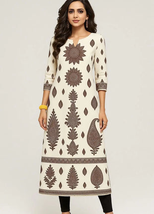 Muslim Dress Kurt Women's Fashionable And Elegant Straight Tube Casual Round Neck Colorful Peacock Pattern Dress Abiti Lunghi