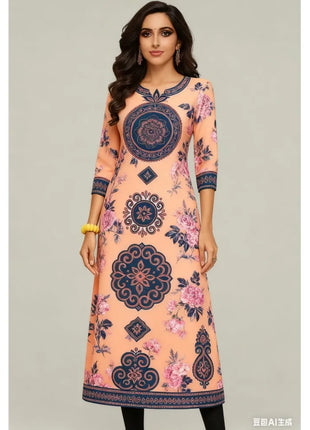 Muslim 2026 Kurt Women's Fashionable And Comfortable Dress With Straight Tube Casual Multiple Designs Islamic Clothing