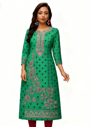 National style Kurtta Women Fashion Comfortable Slit hem Straight Casual Ethnic Abito Donna Musulmana Women Dress Turkish Abaya