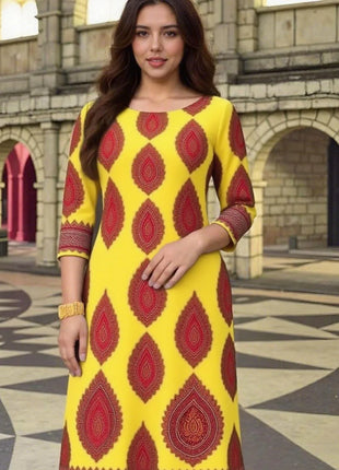 Muslim Dress Kurt Women's Fashionable Slit hem Straight Tube Casual Elephant Women Dress Turkish Abaya Abito Donna Musulmana