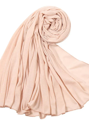 Hot Muslim Fashion Woman Soft Hijabs Scarf Shawl Plain Cotton Jersey Scarves Turban Women Long Shawls Head Wrap Headband Abaya
