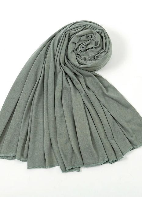 Hot Muslim Fashion Woman Soft Hijabs Scarf Shawl Plain Cotton Jersey Scarves Turban Women Long Shawls Head Wrap Headband Abaya