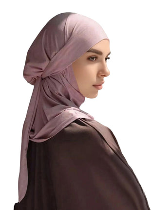 Modal Cotton Jersey Hijab Scarf Long Muslim Shawl Plain Soft Turban Tie Head Wraps For Women Africa Headband