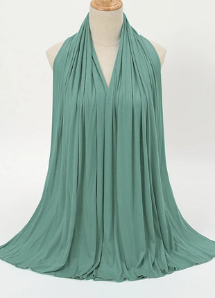 Premium Modal Cotton Jersey Hijab Scarf Muslim Long Shawl Women Plain Soft Turban Tie Head Wraps Africa Female Headband 170x60cm