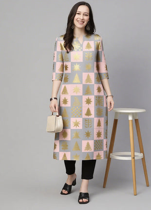 Muslim 2026 Women's Kurt Fashionable And Elegant Straight Tube Casual O-neck Peacock Pattern New Comfortable Dress Muslim Abaya