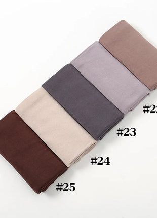 Premium Jersey Hijab Scarf For Muslim Women Turban Femme Africaine Hijabs For Woman Head Wrap Hoofddoek Headscarf Ramadan