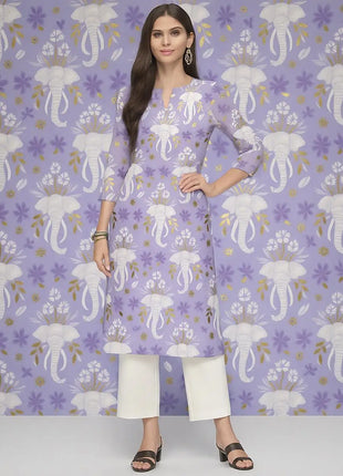 Muslim Kurtta women's Casual Fashion Dress Long Sleeved Straight Tube Casual Ethnic Flower Round Neck Regular Size Design Sense