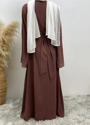 Ramadan Eid Dubai Open Black Muslim Kimono Abaya Damen Turkey Islam Abayas For Women Dress Kebaya Robe Femme Musulmane Kaftan