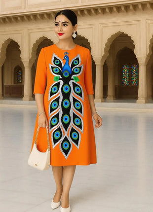 Muslim Women's Kurt Fashionable And Elegant Turkish Abaya Straight Tube Casual Kurtta Abito Donna Musulmana Girls Prayer Dress