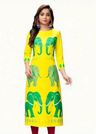 Muslim Women Casual Comfortable Kurt Dress Straight Tube Ethnic Peacock All Occasions Such As Birthday Abito Donna Musulmana
