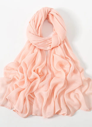 Fashion Modal Hijab Rayon Cotton Shawls Muslim Hijabs For Women Plain Scarf Big Size Headscarf Islamic Turban Headband 190*85cm