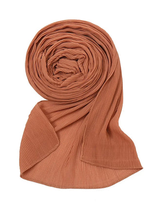 Big Size Pleated Chiffon Hijab Scarf for Muslim Women Turban Pashmina Shawls and Scarves Women Bandana Headband Hijabs Headscarf