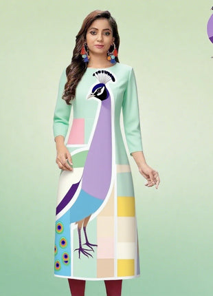 Muslim Dress Kurt Women Fashionable Elegant Straight Tube Casual Slit hem Color Elephant Pattern Tenue De Priere Femme Musulmane