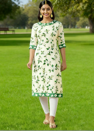Muslim Dress Kurt Women's Fashionable And Elegant Slit hem Straight Tube Casual Kurtta Pattern Islamic Clothing For Women