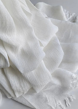 61 Colors Soft Cotton Viscose Scarf Rayon Material Muslim Hijab Mid Eastern Plain Solid Color Headscarf With Tassel