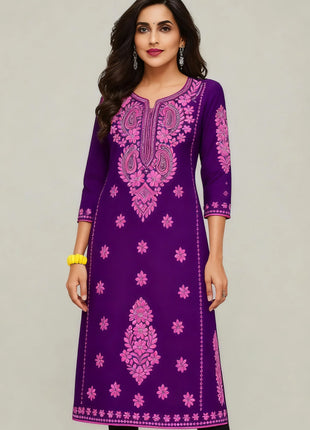 National style Kurtta Women Fashion Comfortable Slit hem Casual Ethnic Abito Donna Musulmana Women Dress Turkish Abaya