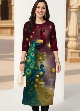 Muslim Kurtta 2026 Women's Casual Fashion Dress National style Straight Tube Turkish Abaya Slit hem Kaftan Moroccan Women