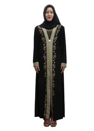 Eid Women Abaya Islam Robe Arab Clothes Hijab Dubai Turkish Indian Kaftan Islamic Ramadan Prayer Dress Muslim Dresses With Hijab