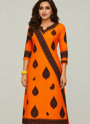 Muslim Women Kurtta Casual Dress National Style Straight Casual Ethnic Abito Donna Turkish Abaya Women Dress Abaya Slit hem