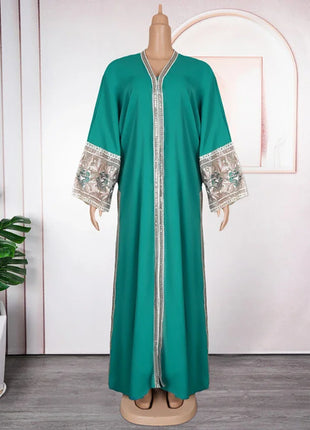 2026 Eid Mubarak Dubai Abayas Muslim Women Long Sleeve Dress Party Evening Gown Caftan Marocain Turkish Islamic Clothing Boubou