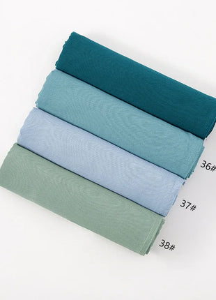 Fashion Modal Hijab Rayon Cotton Shawls Muslim Hijabs For Women Plain Scarf Big Size Headscarf Islamic Turban Headband 190*85cm