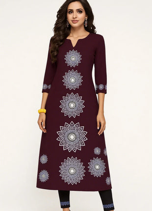 Muslim Dress Kurt Women's Fashionable And Elegant Straight Tube Casual Colorful Floral Pattern Kimono Femmes Musulmane