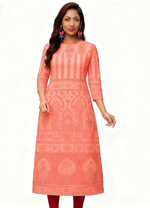 Muslim 2026 Women's Kurt Fashionable And Elegant Straight Tube Casual Kurtta Abito Donna Musulmana Girls Prayer Dress