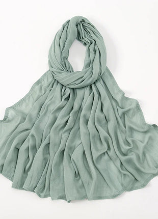 Muslim Modal Hijab Rayon Cotton Shawls for Women Plain Scarf Big Size Headscarf Islamic Turban Headband 190*85cm