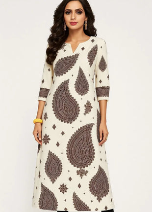 Dress Kurt Women's Fashionable And Elegant Long Sleeved Straight Tube Casual Round Neck Color Pattern Abaya Luxury