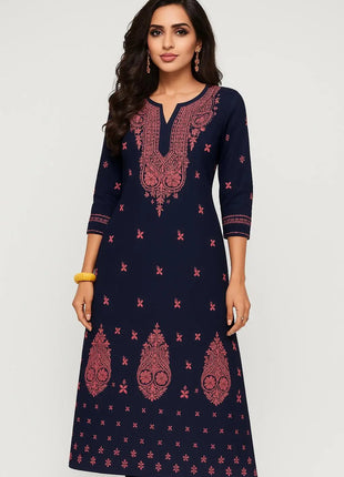 Muslim Dress Kurt Women's Fashionable Elegant Straight Tube Casual Color Elephant Pattern Tenue De Priere Femme Musulmane