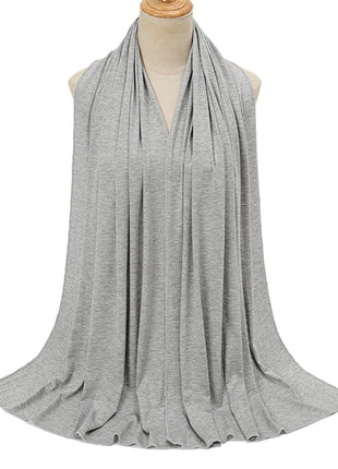Premium Modal Cotton Jersey Hijab Scarf Muslim Long Shawl Women Plain Soft Turban Tie Head Wraps Africa Female Headband 170x60cm